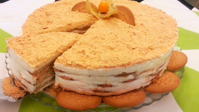 Receita de Bolo de Bolacha